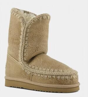 NEW MOU women's eskimo 24 ankle boots in old beige